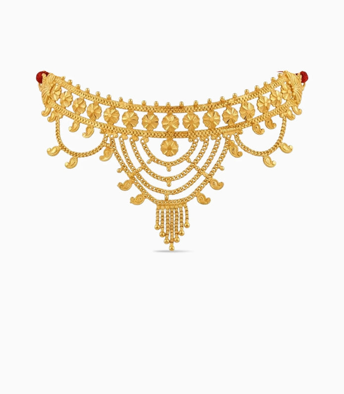 Gold Plated Bridal Choker Choker