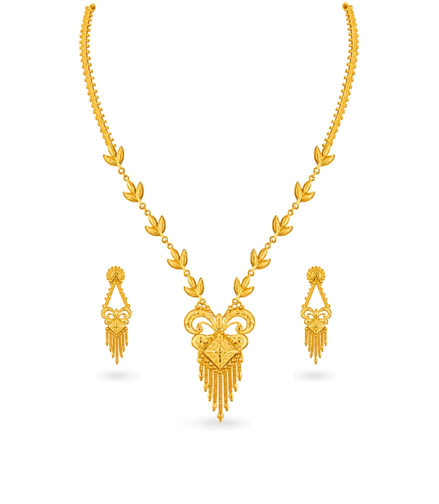 Gold Plated Delicate Long Necklace