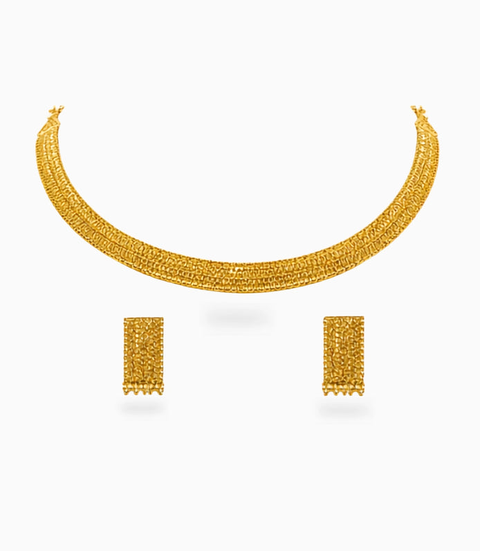 Gold Plated Exclusive Necklace Set