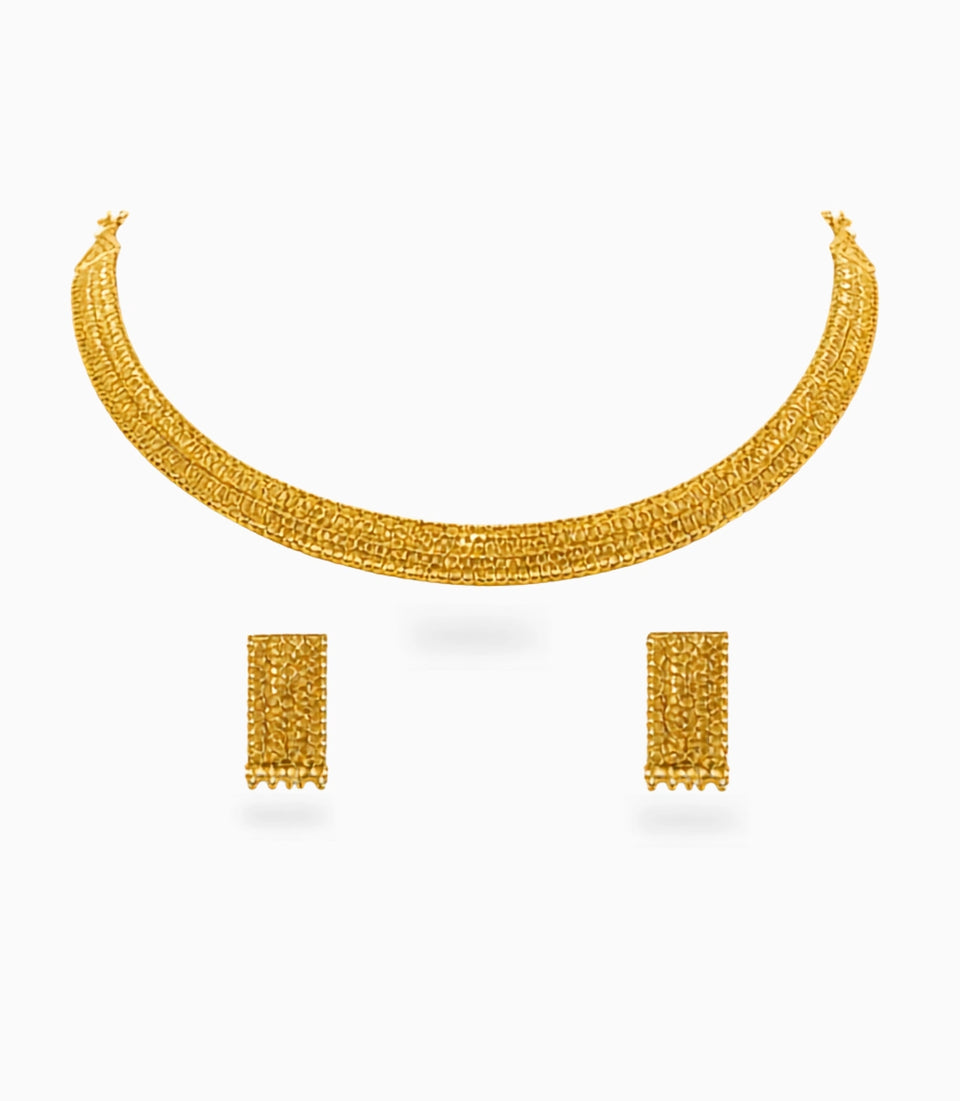 Gold Plated Exclusive Necklace Set