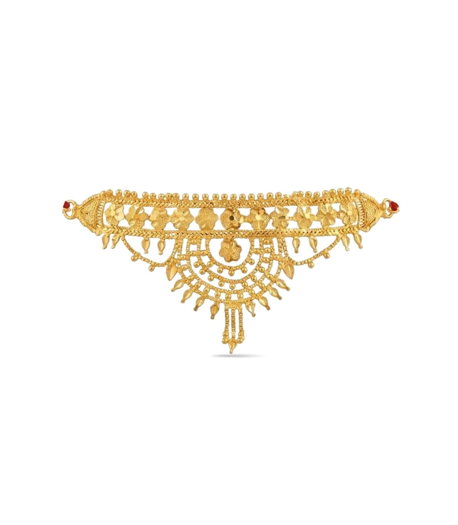 Gold Plated Sophisticated Floral Choker