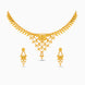 Gold Plated Butterfly Necklace Set