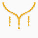 Gold Plated Floral Harmony Necklace Set