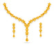 Gold Plated Floral Harmony Necklace Set