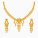 Gold Plated Classic Botanical Necklace Set
