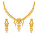 Gold Plated Classic Botanical Necklace Set