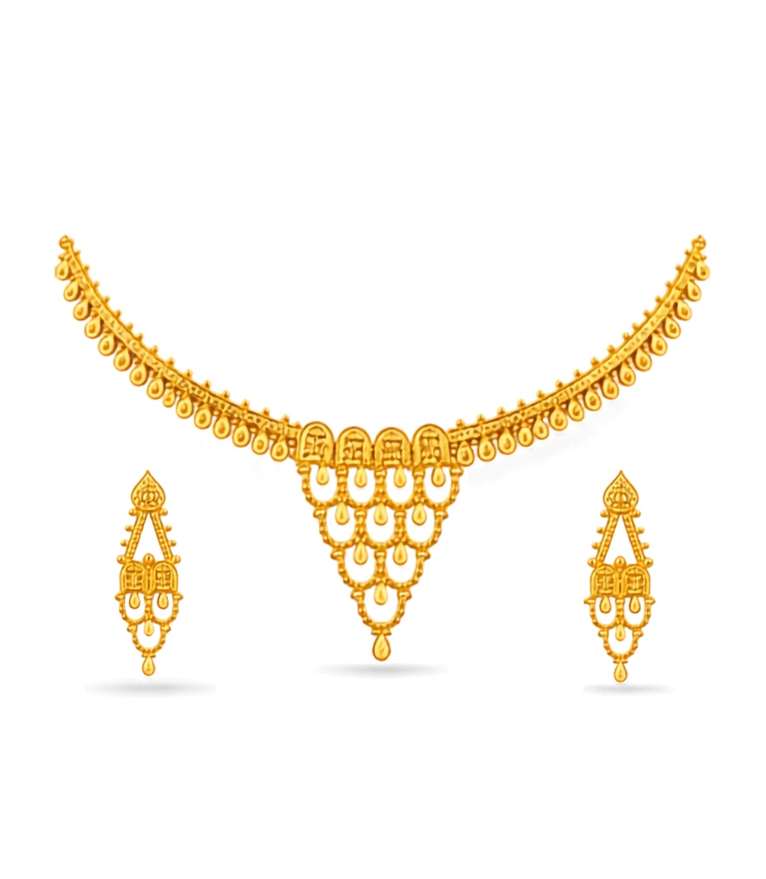 Gold Plated Festive Coin Heritage Necklace Set