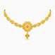 Gold Plated Radiating Floral Choker Set