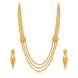 Gold Plated Wedding Layered Long Necklace