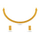 Gold Plated Minimalist Necklace Set