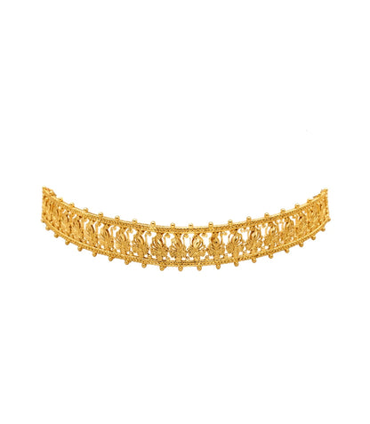 Gold Plated Wedding Floral Choker