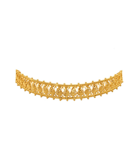 Gold Plated Wedding Floral Choker
