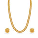 Gold Plated Heart Sitahar Long Necklace