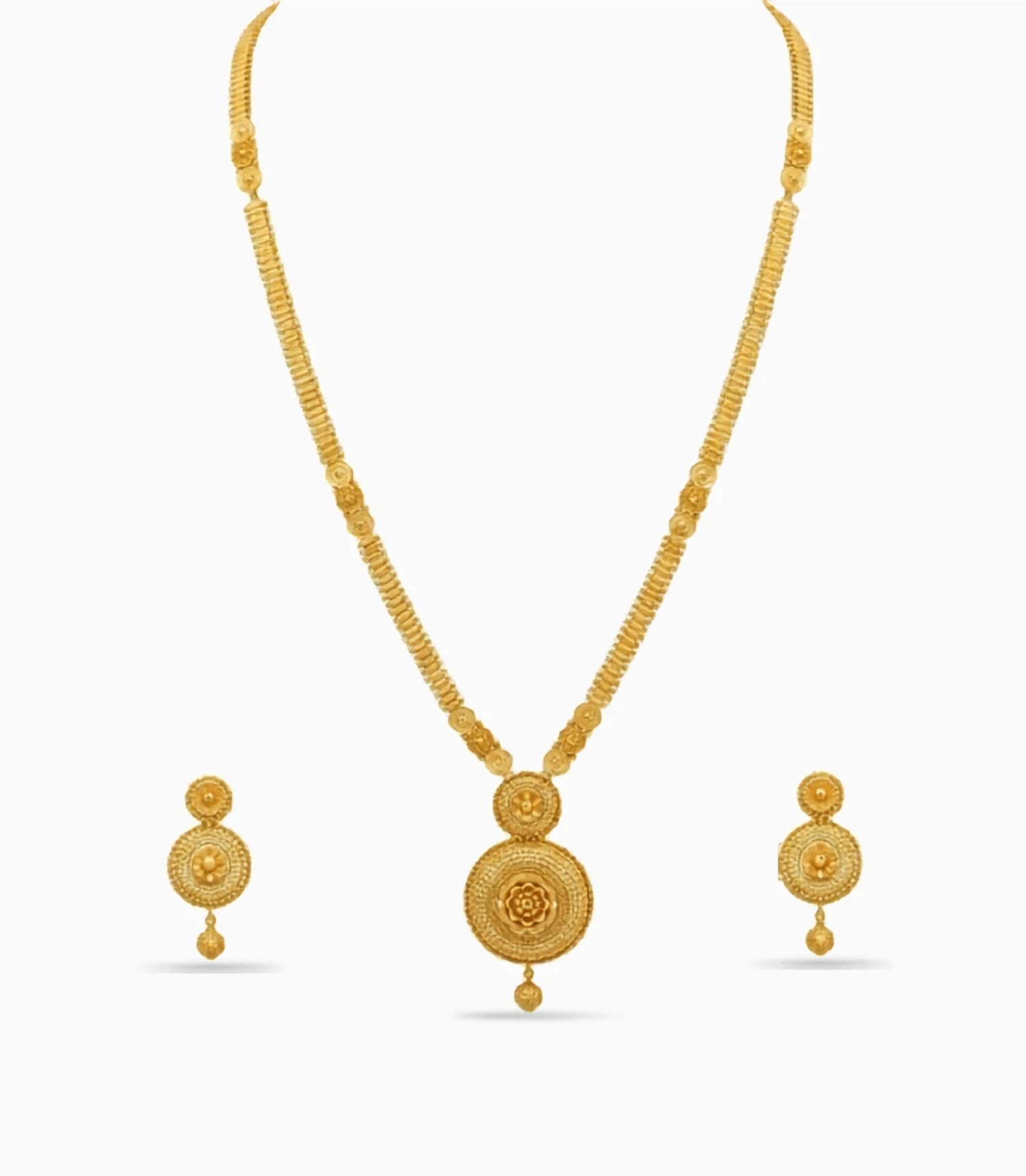 Gold Plated Grand Long Necklace