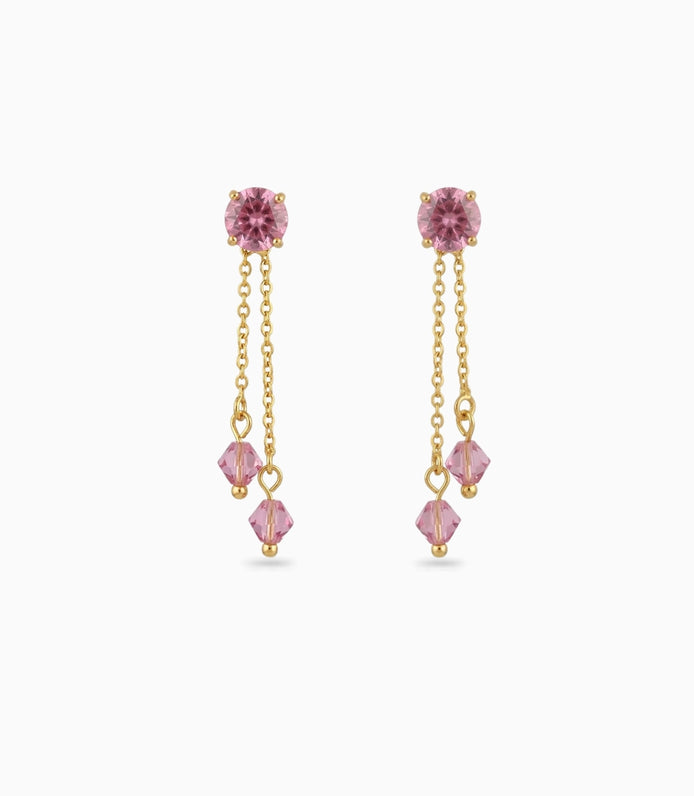 Gold Plated Fashionable Sui Dhaga Earrings