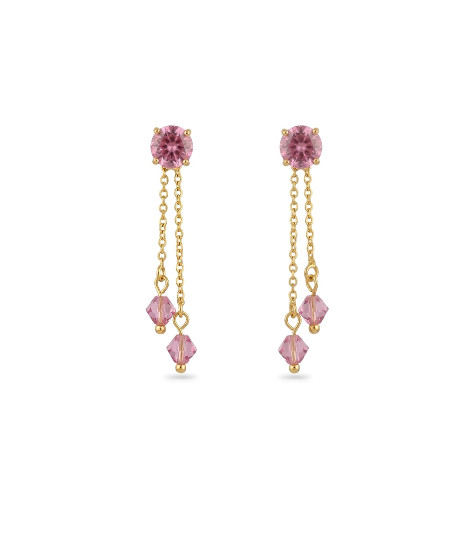 Gold Plated Fashionable Sui Dhaga Earrings