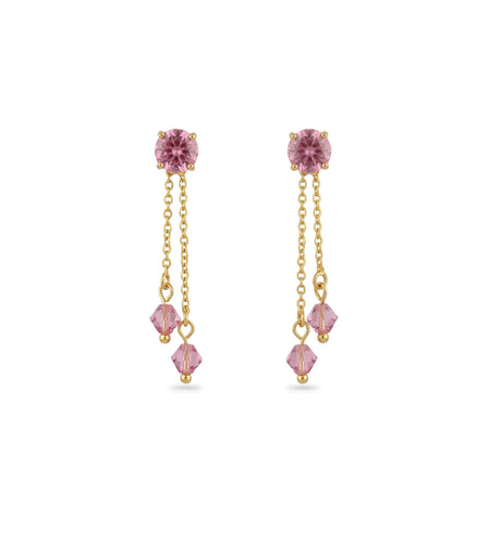Gold Plated Fashionable Sui Dhaga Earrings