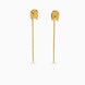 Gold Plated Spiritual Symbolic Sui Dhaga Earrings