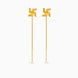 Gold Plated Swastik Divine Sui Dhaga Earrings