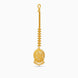 Gold Plated Oval Peacock Maang Tika