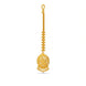Gold Plated Oval Peacock Maang Tika