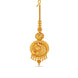 Gold Plated Dancing Peacock Maang Tika