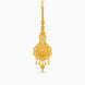 Gold Plated Floral Sunburst Maang Tika