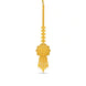 Gold Plated Lotus Mandala Maang Tika
