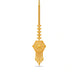 Gold Plated Radial Sunburst Maang Tika