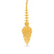 Gold Plated Blooming Heart Maang Tika