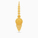 Gold Plated Radiating Peacock Feather Maang Tika