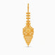 Gold Plated Radiant Floral Mesh Maang Tika