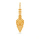 Gold Plated Radiant Floral Mesh Maang Tika