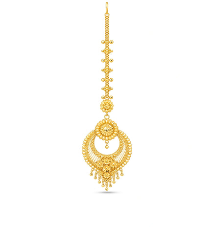 Gold Plated Gold Tone Maang Tika