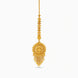 Gold Plated Floral Motif Maang Tika