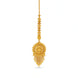 Gold Plated Floral Motif Maang Tika