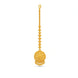 Gold Plated Petite Rosette Maang Tika