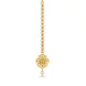 Gold Plated Elegant Pearl Maang Tika