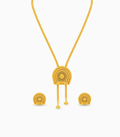 Gold Plated Festive Heritage Lariat Necklace