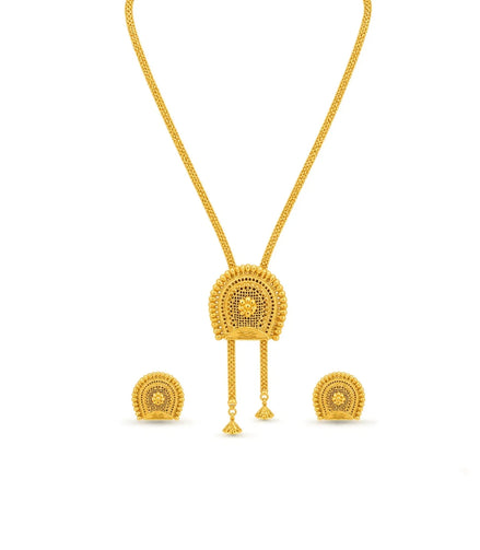 Gold Plated Festive Heritage Lariat Necklace