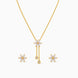 Gold Plated Delicate Chain Lariat Necklace