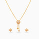 Gold Plated Refined Lariat Necklace