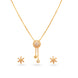 Gold Plated Refined Lariat Necklace