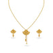 Gold Plated Subtle Lariat Necklace