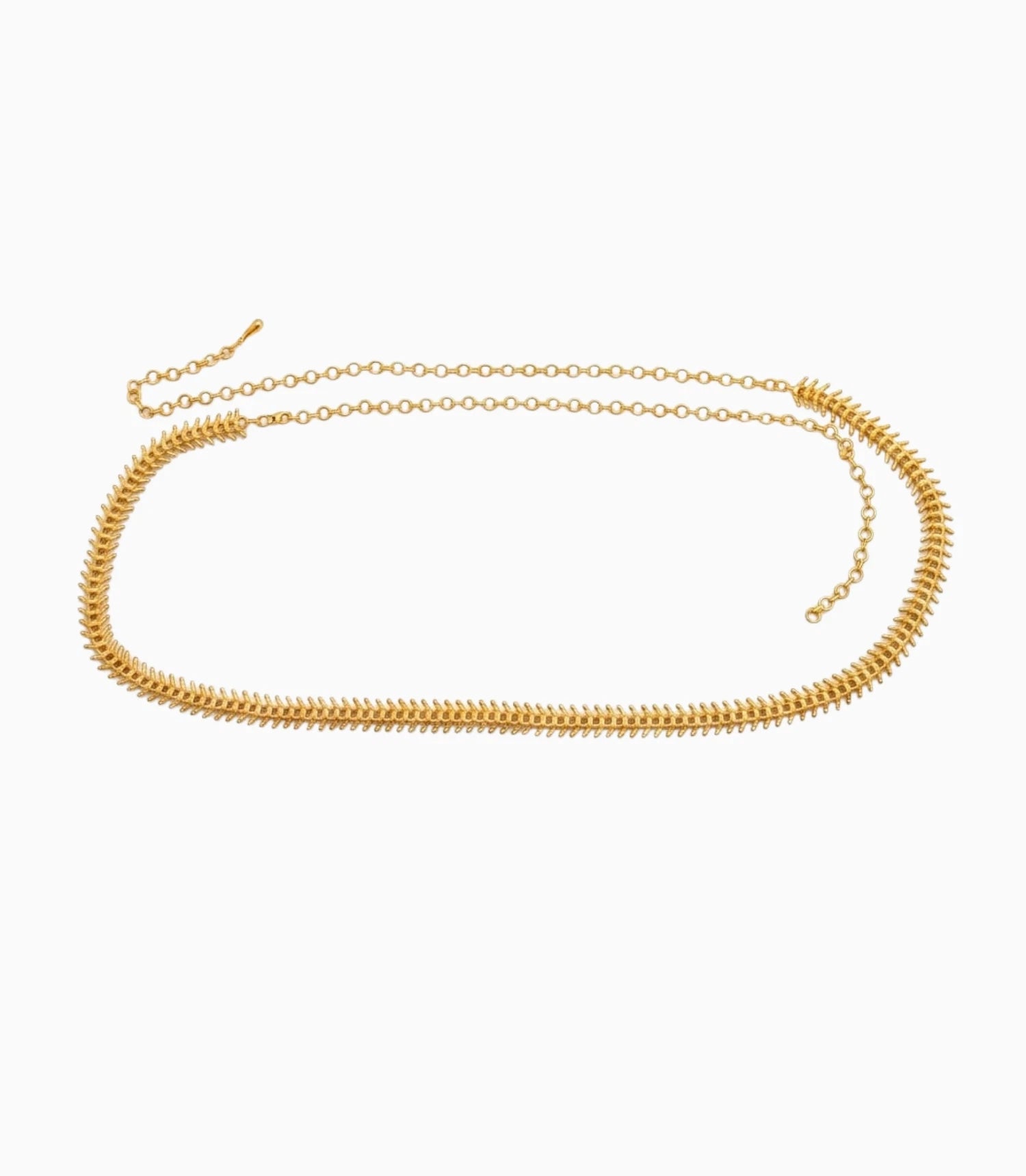 Gold Plated Simple Chain Waist Belt