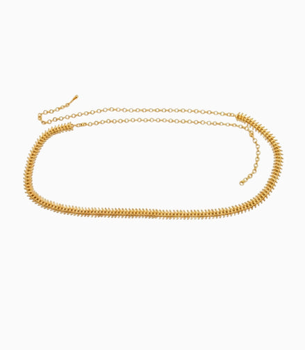 Gold Plated Simple Chain Waist Belt