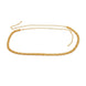 Gold Plated Simple Chain Waist Belt