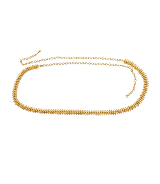 Gold Plated Simple Chain Waist Belt