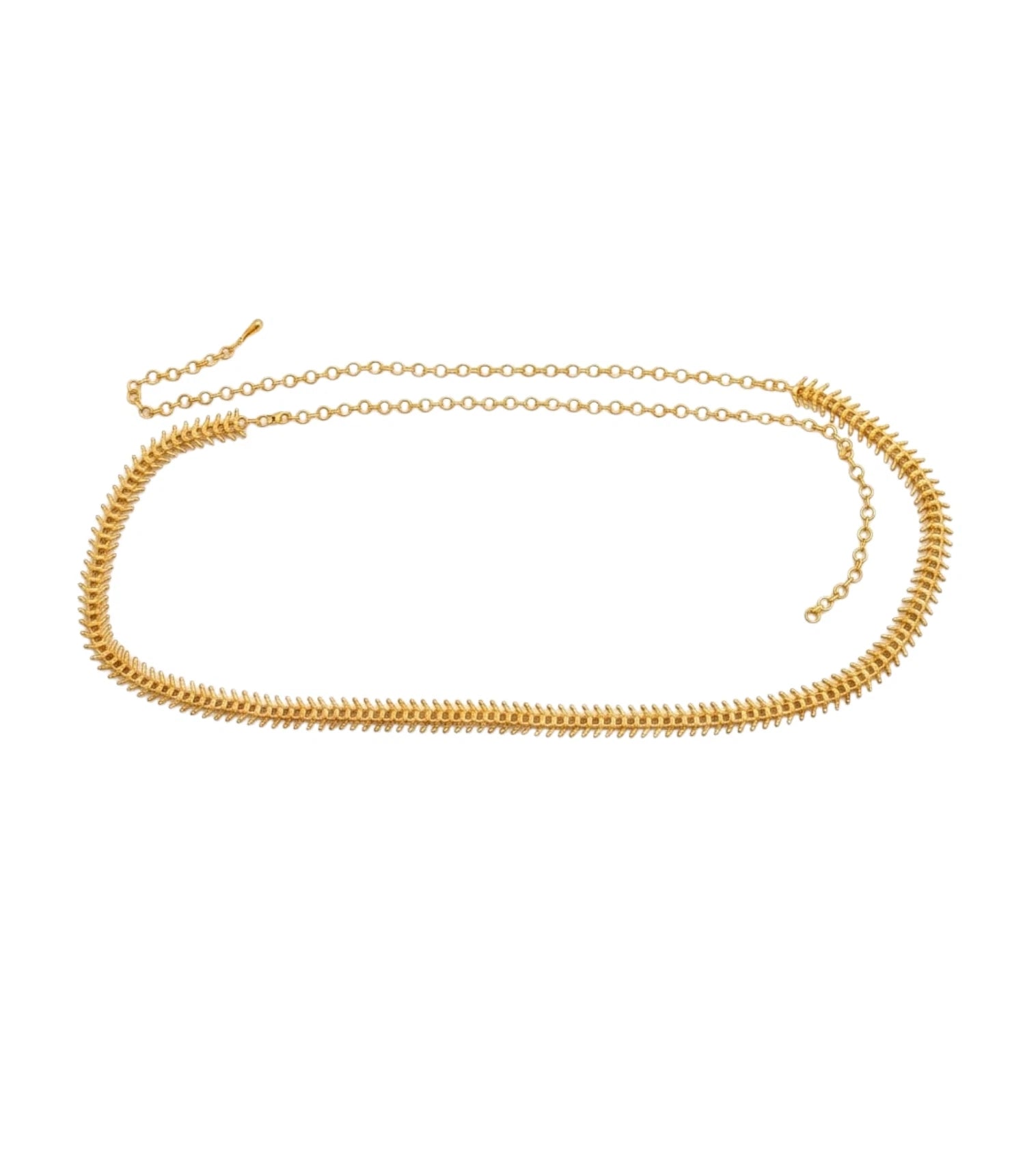 Gold Plated Simple Chain Waist Belt