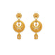 Gold Plated Distinctive Chandbali Earrings